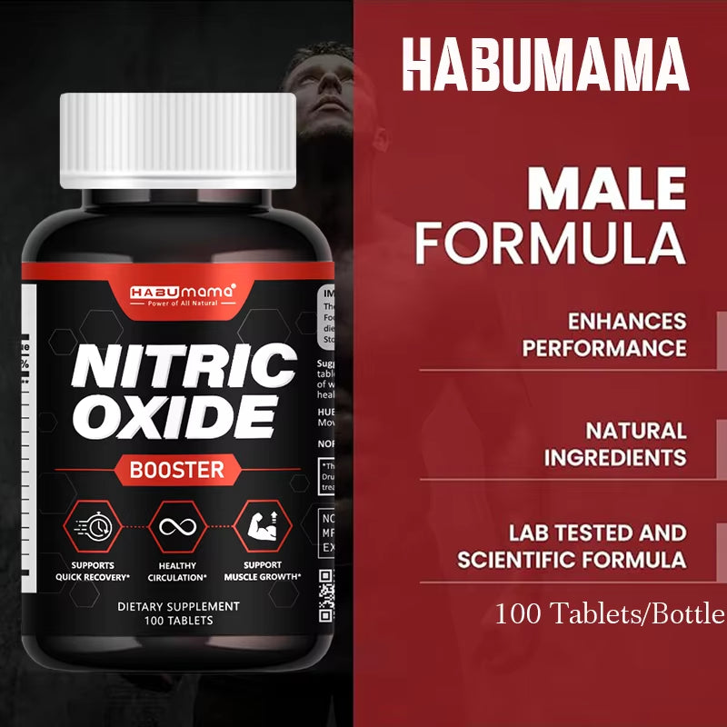 Nitric Oxide Test Booster Capsules Supplements