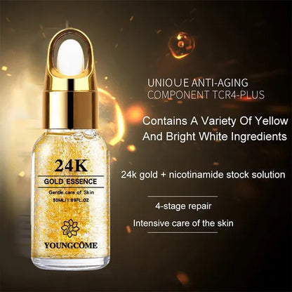 24K Acne & Blackhead Serum with Hyaluronic Acid & Nicotinamide (10ml-50ml)