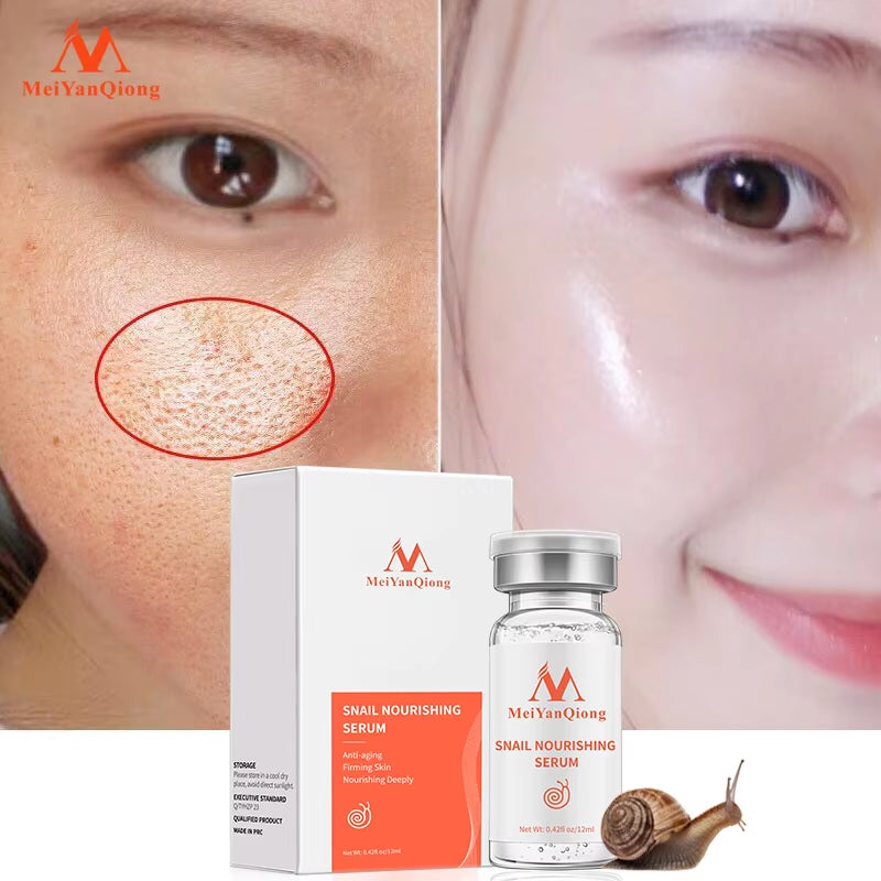 Snail Serum Face Moisturizing Solution Whitening anti Aging anti Wrinkle Acne Facial Essence Skin Care Cosmetics Beauty Health