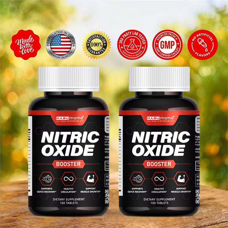 Nitric Oxide Test Booster Capsules Supplements