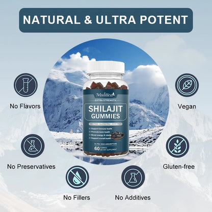 Shilajit Extra Strength Gummies – Pure Himalayan Resin