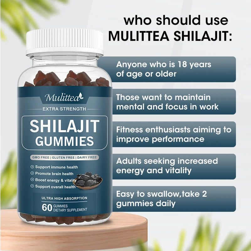 Shilajit Extra Strength Gummies – Pure Himalayan Resin