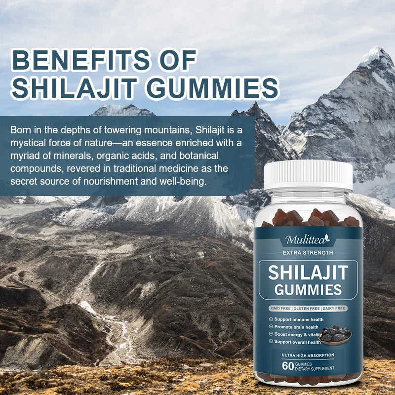 Shilajit Extra Strength Gummies – Pure Himalayan Resin