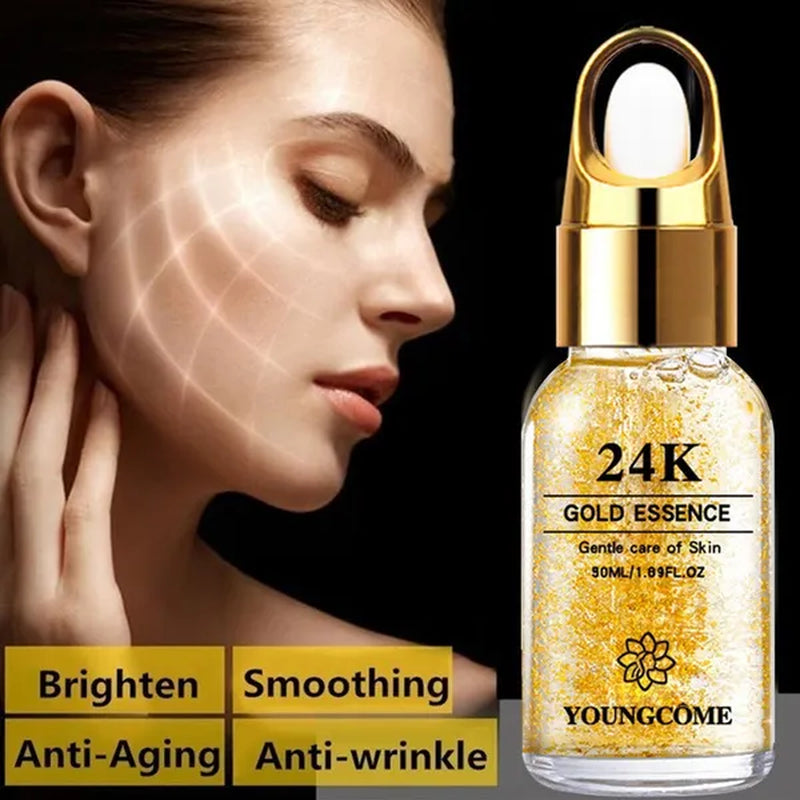 24K Acne & Blackhead Serum with Hyaluronic Acid & Nicotinamide (10ml-50ml)